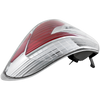 Tail Lamp Right Passenger Side For 2008-2010 Toyota Highlander Lens and Housing Clear and Red Lens Replacement REPT730113