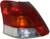 YARIS 09-11 TAIL LAMP LH, Lens and Housing, Hatchback