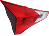 RAV4 13-15 TAIL LAMP LH, Inner, Assembly, Halogen, (Exc. EV Model), Japan Built Vehicle