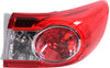 COROLLA 11-13 TAIL LAMP RH, Outer, Lens and Housing, Japan Built Vehicle