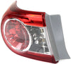 COROLLA 11-13 TAIL LAMP LH, Outer, Lens and Housing, Japan Built Vehicle