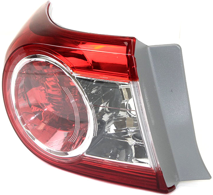COROLLA 11-13 TAIL LAMP LH, Outer, Lens and Housing, Japan Built Vehicle