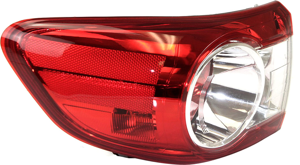 COROLLA 11-13 TAIL LAMP LH, Outer, Lens and Housing, Japan Built Vehicle