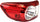 COROLLA 11-13 TAIL LAMP LH, Outer, Lens and Housing, Japan Built Vehicle