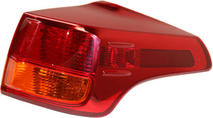RAV4 13-15 TAIL LAMP LH, Outer, Lens and Housing, Halogen, (Exc. EV Model), Japan Built Vehicle