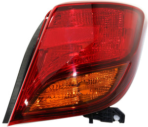 YARIS 15-17 TAIL LAMP RH, Lens and Housing, Hatchback - CAPA