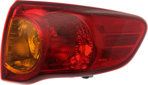 COROLLA 09-10 TAIL LAMP RH, Lens and Housing, Japan Built Vehicle - CAPA