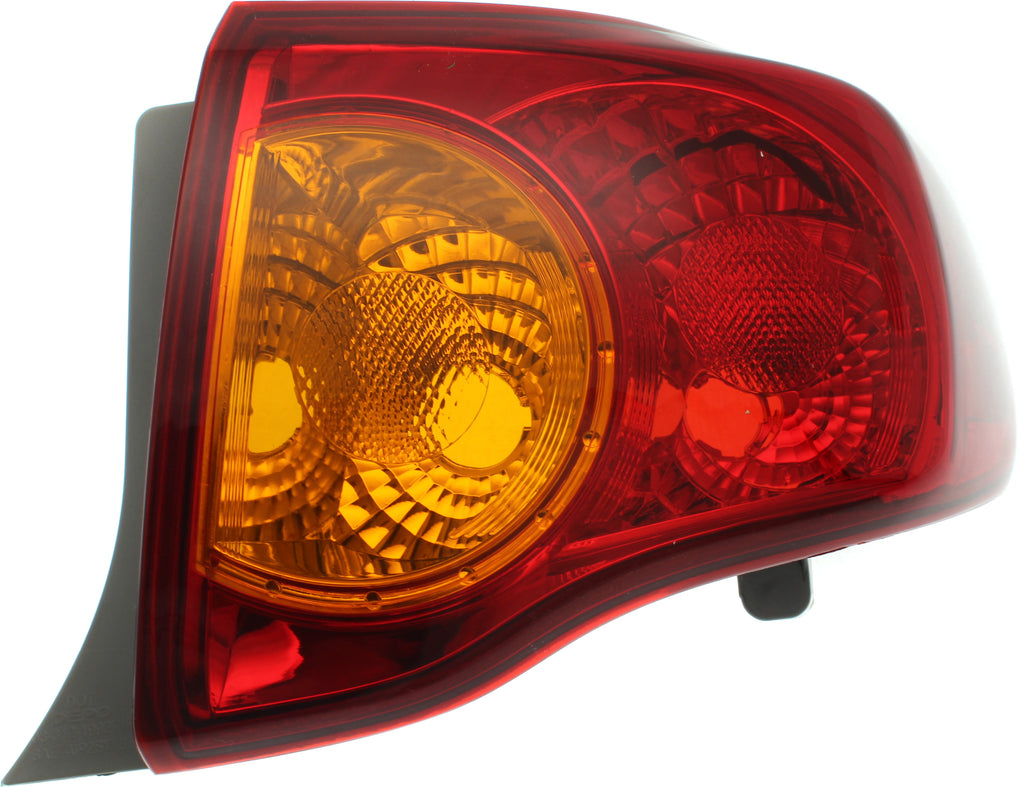 COROLLA 09-10 TAIL LAMP RH, Lens and Housing, Japan Built Vehicle - CAPA