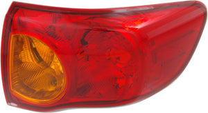COROLLA 09-10 TAIL LAMP RH, Lens and Housing, Japan Built Vehicle