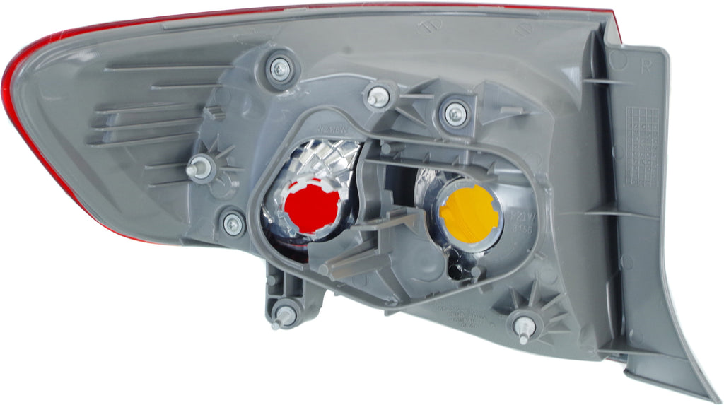 COROLLA 09-10 TAIL LAMP RH, Lens and Housing, Japan Built Vehicle