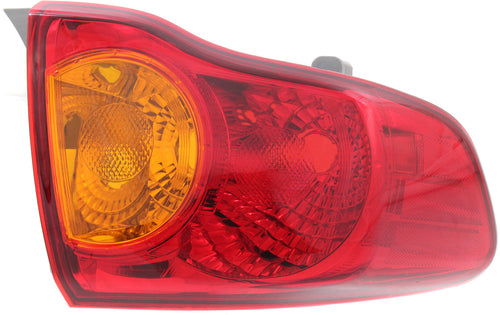 COROLLA 09-10 TAIL LAMP LH, Lens and Housing, Japan Built Vehicle - CAPA