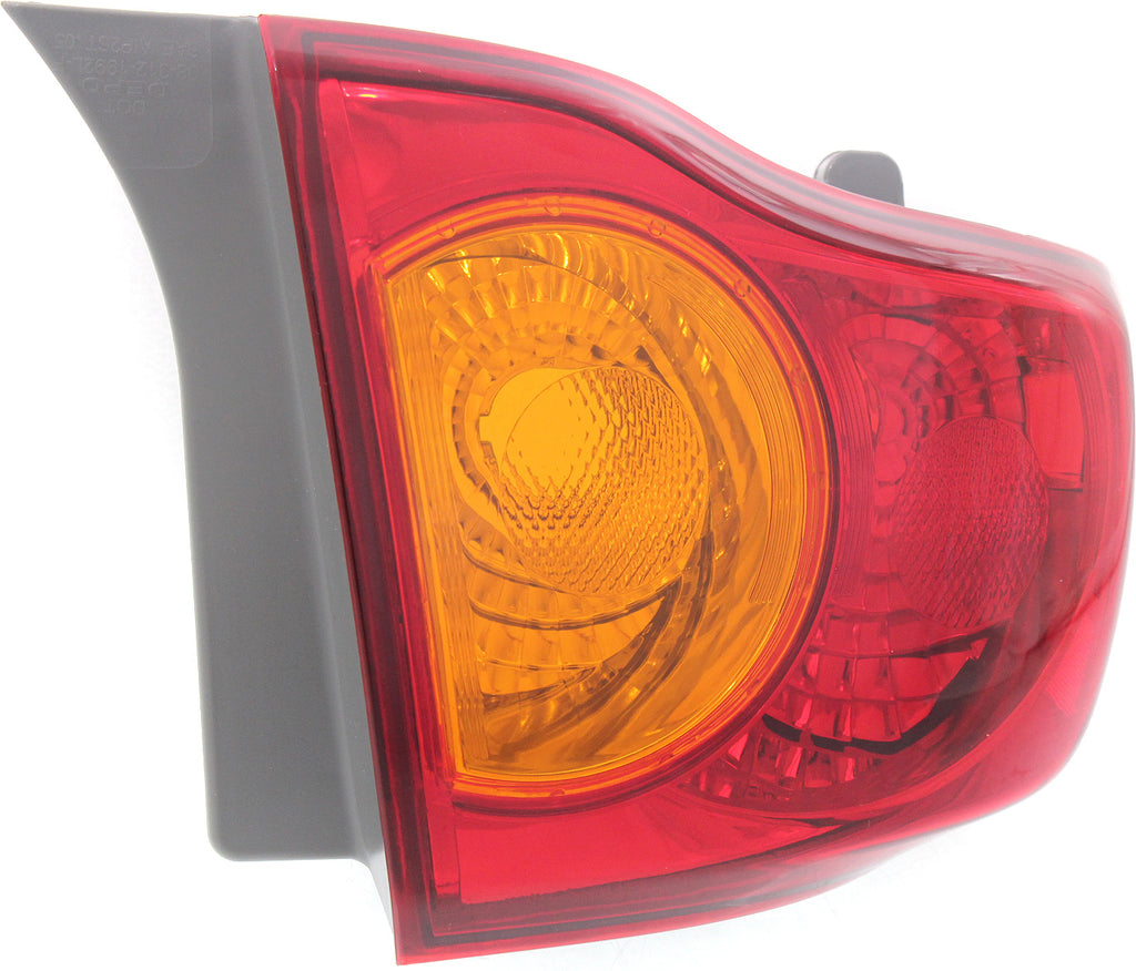 COROLLA 09-10 TAIL LAMP LH, Lens and Housing, Japan Built Vehicle - CAPA