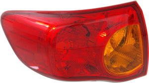 COROLLA 09-10 TAIL LAMP LH, Lens and Housing, Japan Built Vehicle