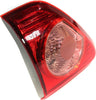 Tail Lamp Left Driver Side For 2009-2010 Toyota Corolla Inner Lens and Housing Replacement REPT731302