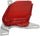 HIGHLANDER 14-19 REAR BUMPER REFLECTOR LH, (Hybrid Models 14-17) - CAPA
