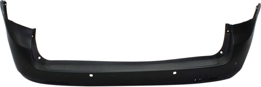 SIENNA 11-17 REAR BUMPER COVER, Primed, (Exc. SE Model), w/ Park Distance Control Sensor Holes