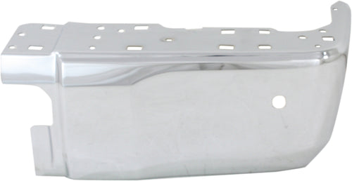 TUNDRA 14-21 REAR BUMPER END RH, Extension, Chrome, Steel Type, w/ Park Assist Sensor Holes - CAPA