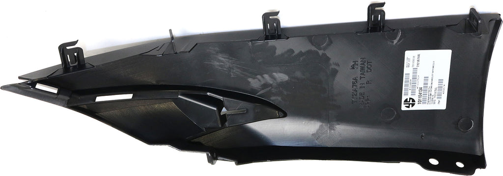 PRIUS 16-18 REAR BUMPER END LH, Outer Extension, Primed, 18 In. Wheels