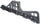 PRIUS V 12-18 REAR BUMPER BRACKET RH, Bumper Side Support, Plastic