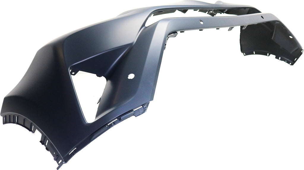 RAV4 16-18 FRONT BUMPER COVER, Primed, (Exc. Hybrid Models), Japan/North America Built Vehicle, w/ Parking Aid Sensor Holes