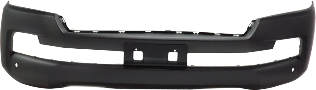 LAND CRUISER 16-17 FRONT BUMPER COVER, Primed, w/o Headlight Washer Holes, w/ Parking Aid Sensor Holes