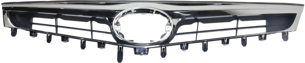 AVALON 13-15 GRILLE, Chrome Shell/Painted Black Insert, w/o Pre-Collission System, (Exc. Hybrid Model) - CAPA