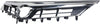 AVALON 13-15 GRILLE, Chrome Shell/Painted Black Insert, w/o Pre-Collission System, (Exc. Hybrid Model) - CAPA