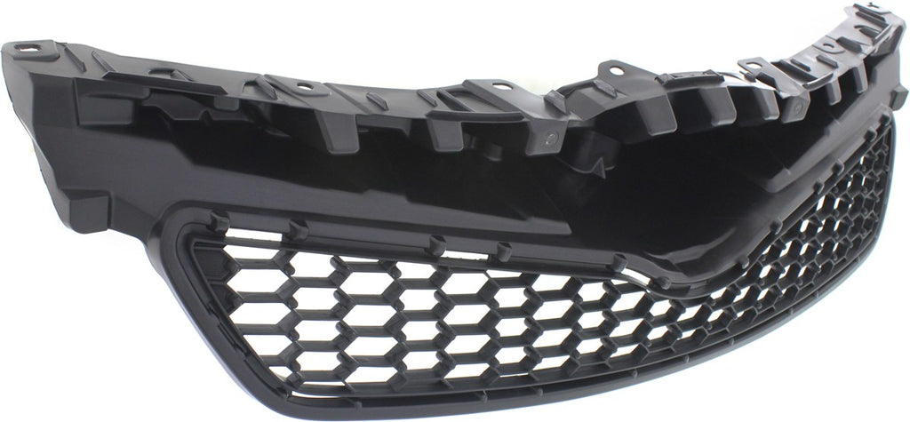 YARIS 12-14 GRILLE, Painted Black Shell and Insert, Hatchback, SE Model