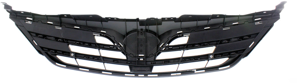 COROLLA 13-13 GRILLE, Painted Black Shell and Insert, LE Model, North America Built Vehicle