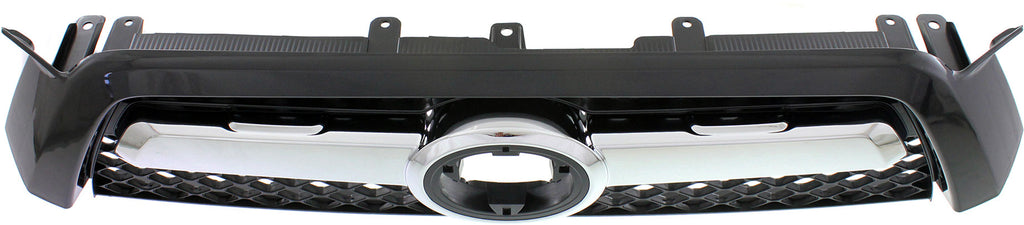 4RUNNER 10-13 GRILLE, Black Shell and Insert, w/ Chrome Center Bar