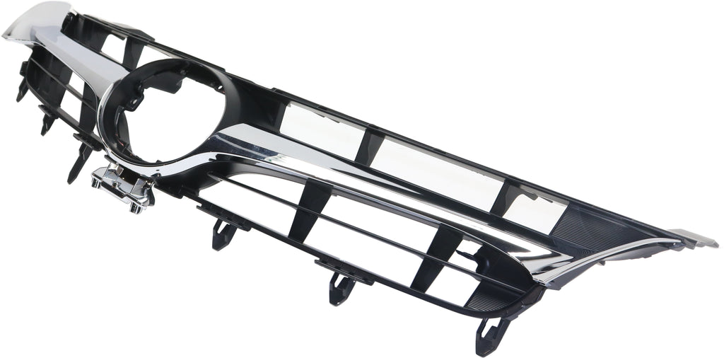 CAMRY 15-17 GRILLE, Black & Chrome, LE Hybrid/XLE Hybrid Models, w/o Pre Collision System - CAPA