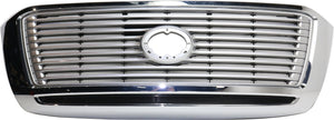 TUNDRA 12-13 GRILLE, Silver/Gray, w/o Rock Warrior Pkg, Chr Bumper, Sport Pkg, Ltd Model
