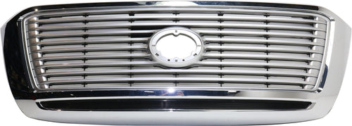 TUNDRA 12-13 GRILLE, Silver/Gray, w/o Rock Warrior Pkg, Chr Bumper, Sport Pkg, Ltd Model