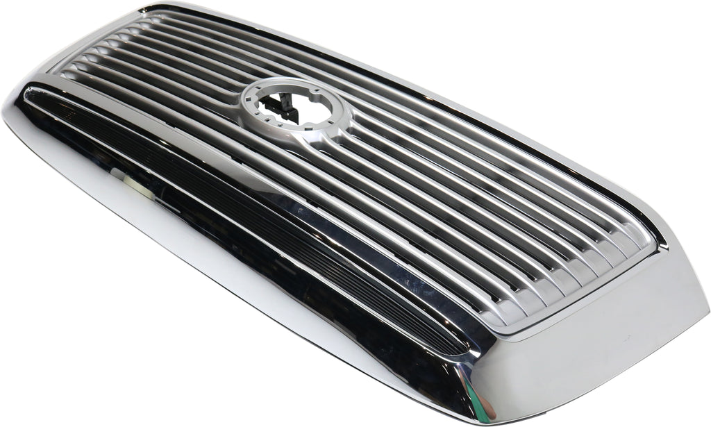 TUNDRA 12-13 GRILLE, Silver/Gray, w/o Rock Warrior Pkg, Chr Bumper, Sport Pkg, Ltd Model