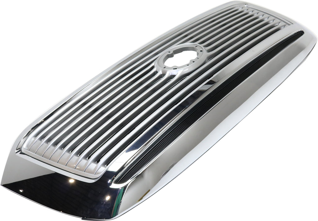 TUNDRA 12-13 GRILLE, Silver/Gray, w/o Rock Warrior Pkg, Chr Bumper, Sport Pkg, Ltd Model