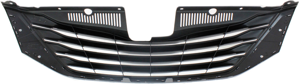 SIENNA 15-17 GRILLE, Chrome Shell/Black Insert, w/o Radar Cruise Control, LE Model