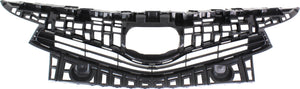 PRIUS V 15-17 GRILLE, Textured Black Shell and Insert - CAPA