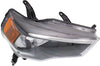 4RUNNER 14-20 HEAD LAMP RH, Lens and Housing, Halogen, Black Interior - CAPA