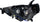 4RUNNER 14-20 HEAD LAMP RH, Lens and Housing, Halogen, Black Interior - CAPA