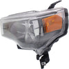 4RUNNER 14-20 HEAD LAMP LH, Lens and Housing, Halogen, Black Interior - CAPA