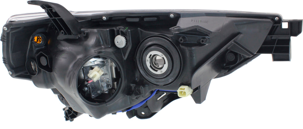 4RUNNER 14-20 HEAD LAMP LH, Lens and Housing, Halogen, Black Interior - CAPA