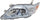 CAMRY 10-11 HEAD LAMP LH, Lens and Housing, Hybrid Model, Japan Built Vehicle