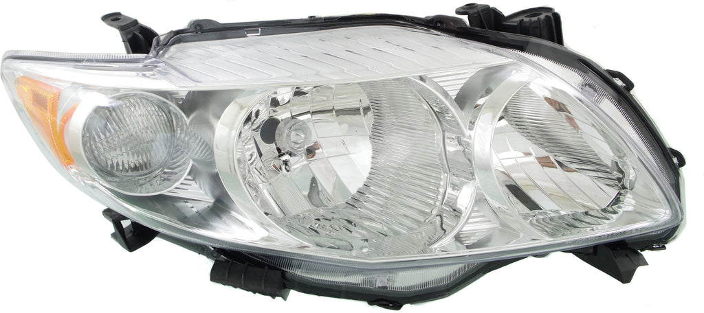 COROLLA 09-10 HEAD LAMP RH, Lens and Housing, Halogen, Japan Built Vehicle