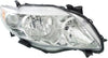 COROLLA 09-10 HEAD LAMP RH, Lens and Housing, Halogen, Japan Built Vehicle