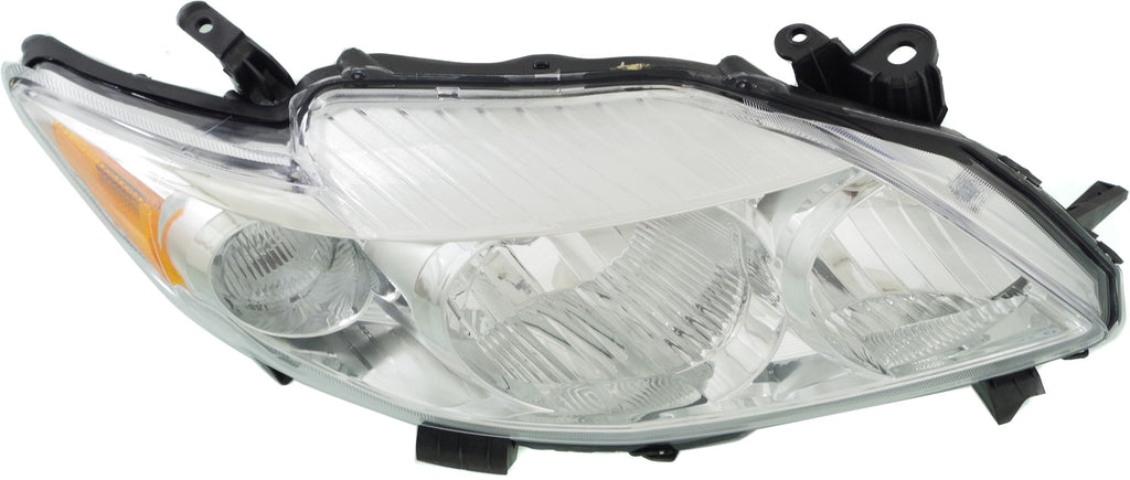 COROLLA 09-10 HEAD LAMP RH, Lens and Housing, Halogen, Japan Built Vehicle
