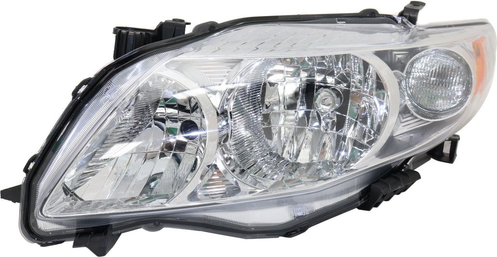 COROLLA 09-10 HEAD LAMP LH, Lens and Housing, Halogen, Japan Built Vehicle
