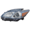 PRIUS PLUG-IN 12-15 HEAD LAMP LH, Lens and Housing, Halogen - CAPA