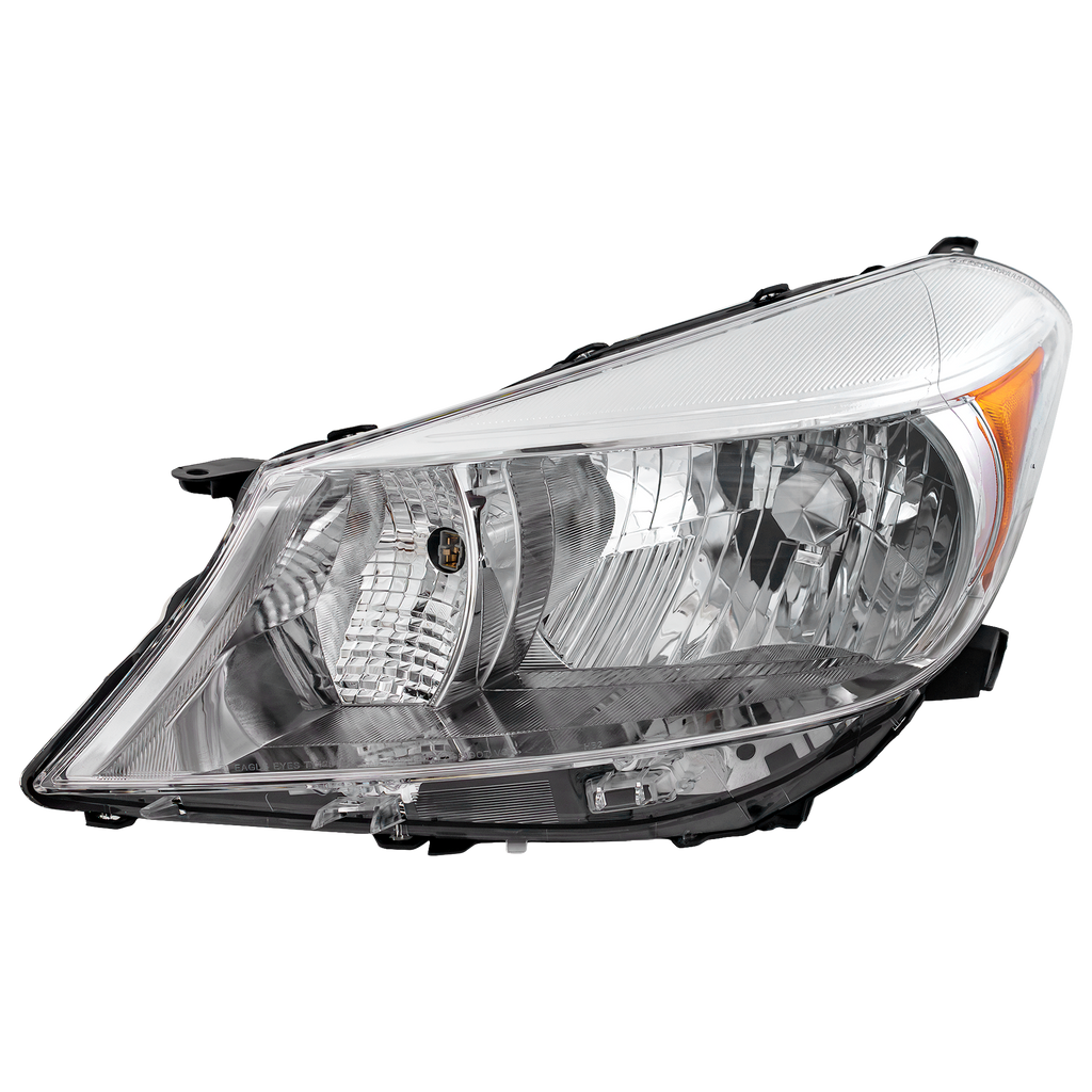 YARIS 12-14 HEAD LAMP LH, Lens and Housing, Halogen, Standard Type, Hatchback