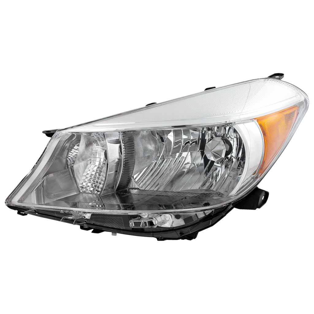 YARIS 12-14 HEAD LAMP LH, Lens and Housing, Halogen, Standard Type, Hatchback