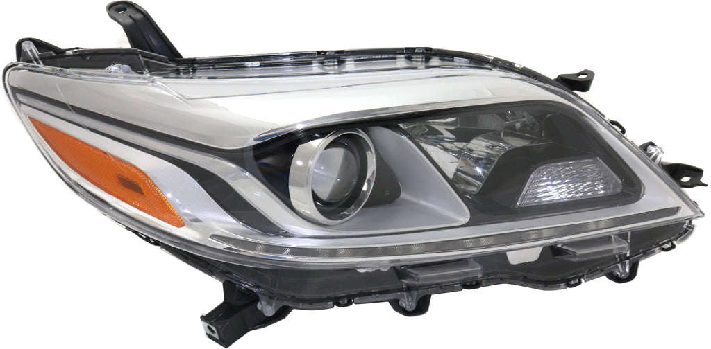 SIENNA 15-20 HEAD LAMP RH, Assembly, Halogen, w/ LED Daytime Running Light, (Exc. SE Model)